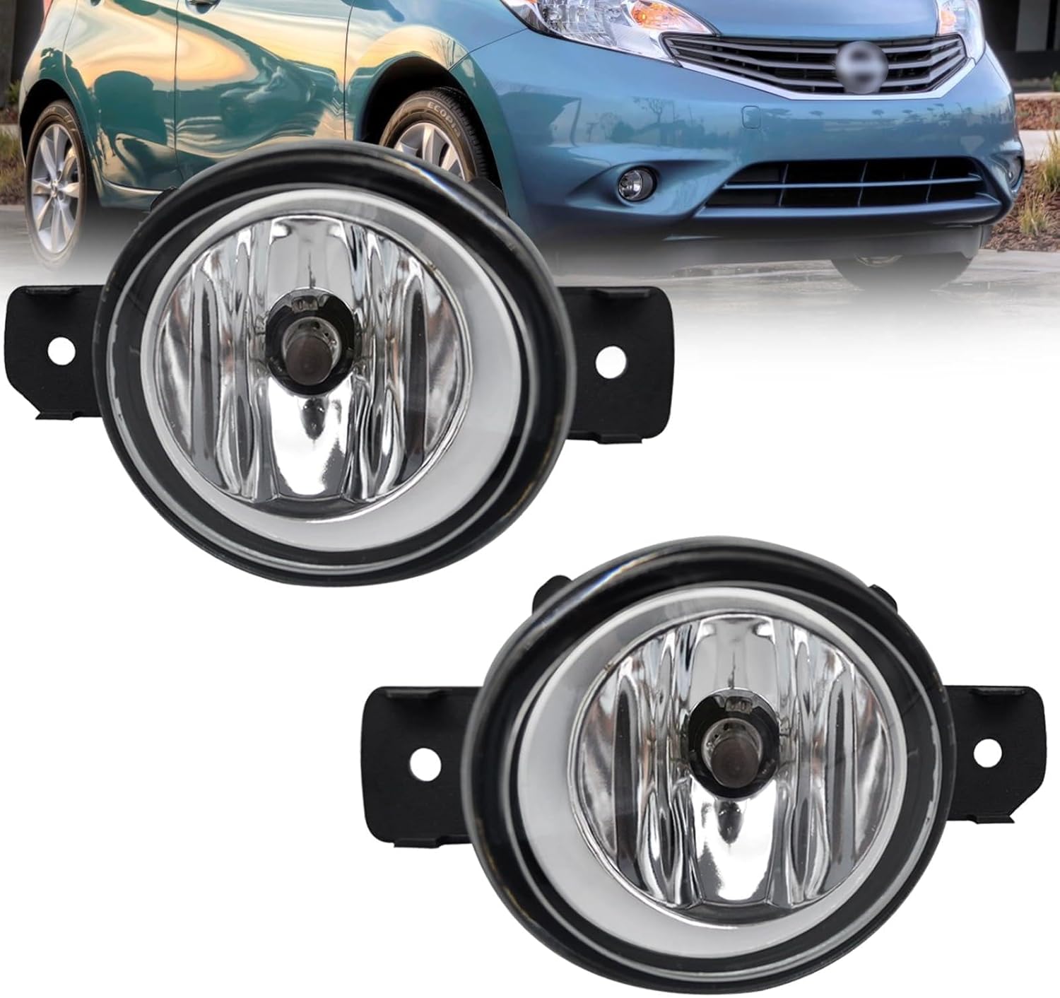 OKSIWA Halogen Fog Light Replacement for Nissan Altima 2008-2013/Rogue 2008-2015/Maxima 2009-2014/Versa 2012-2016/Murano 2015-2016/Pathfi Driver and Passenger Side